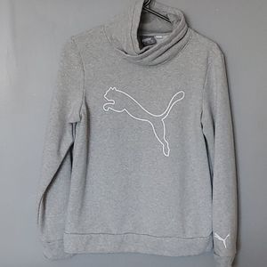 Puma Cowel Neck Sweater - Grey